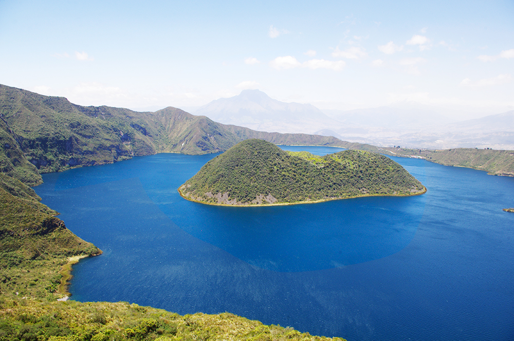 View of the Cuicocha Lake