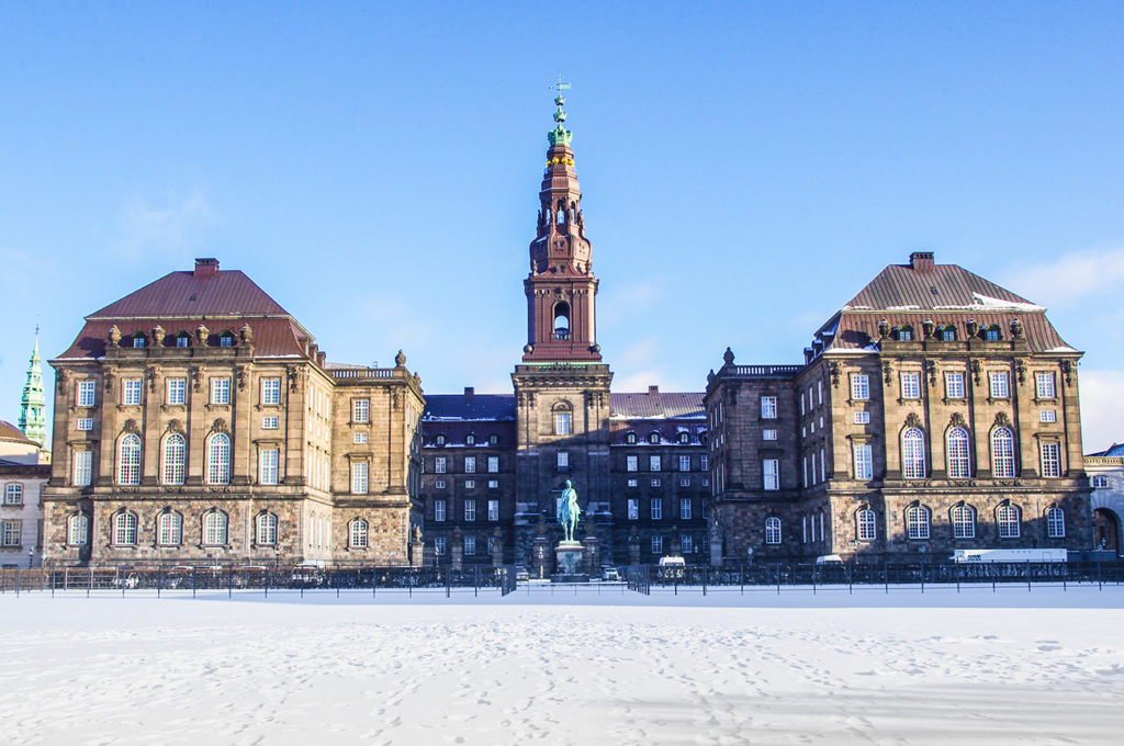 Stop by Christiansborg Castle